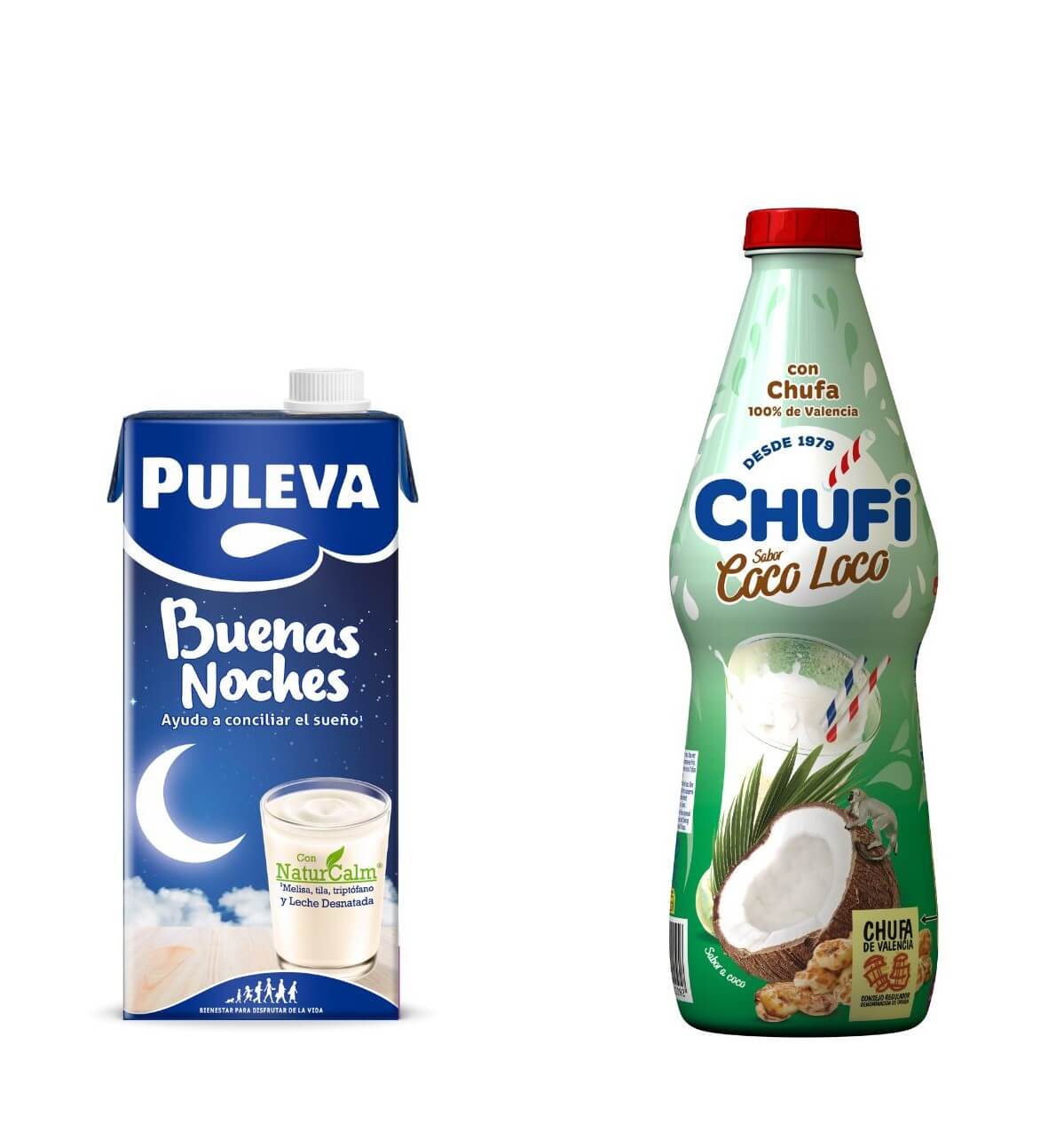 Puleva Buenas Noches y Chufi Coco Loco, dos innovaciones de éxito de la industria alimentaria española