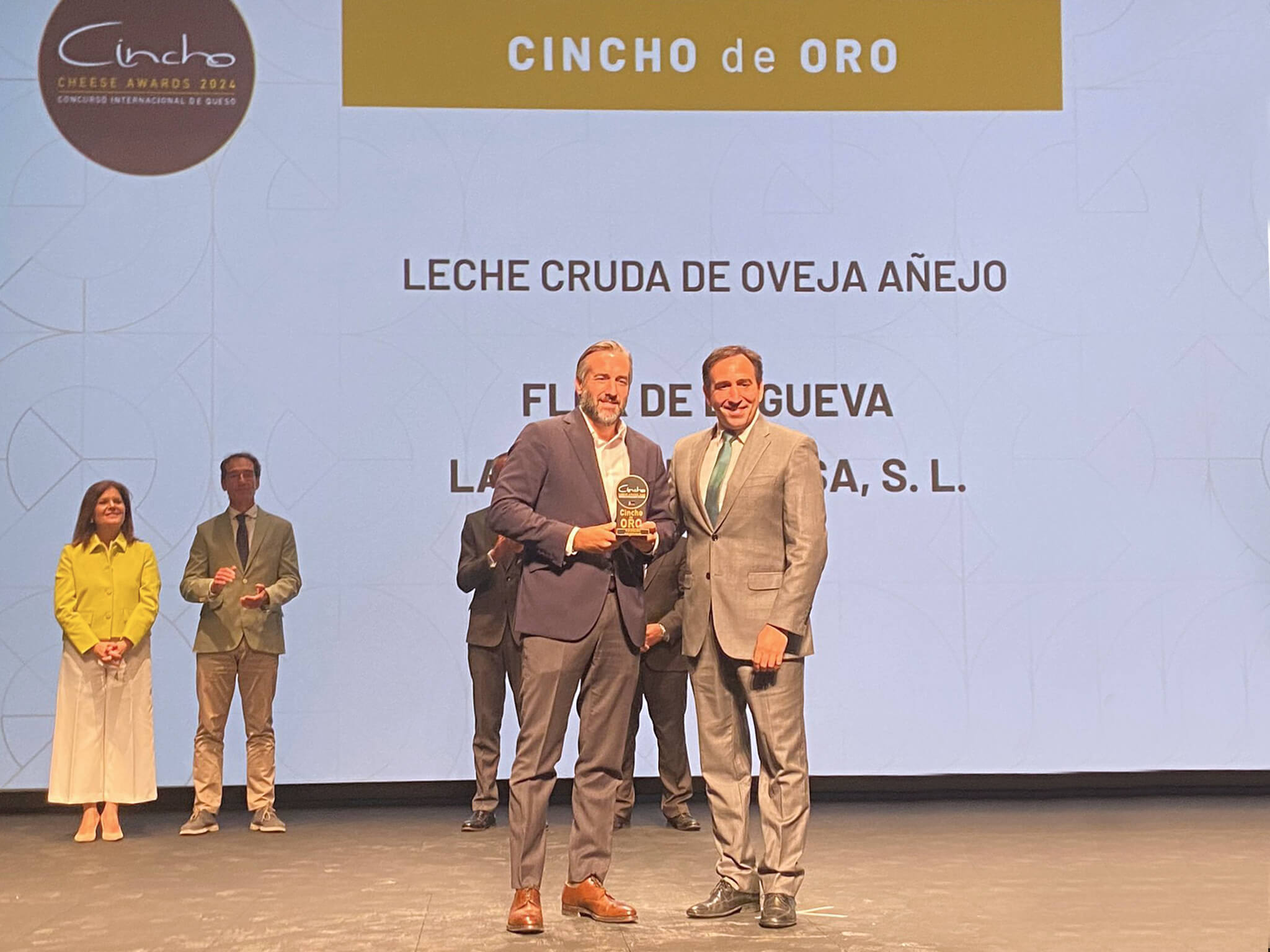 Flor de Esgueva recibe una medalla de oro en el concurso internacional de queso Cincho 2024