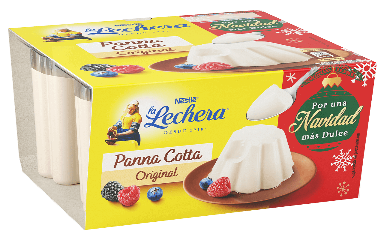 La Lechera lanza sus nuevas Panna Cottas, una auténtica delicia para estas fiestas