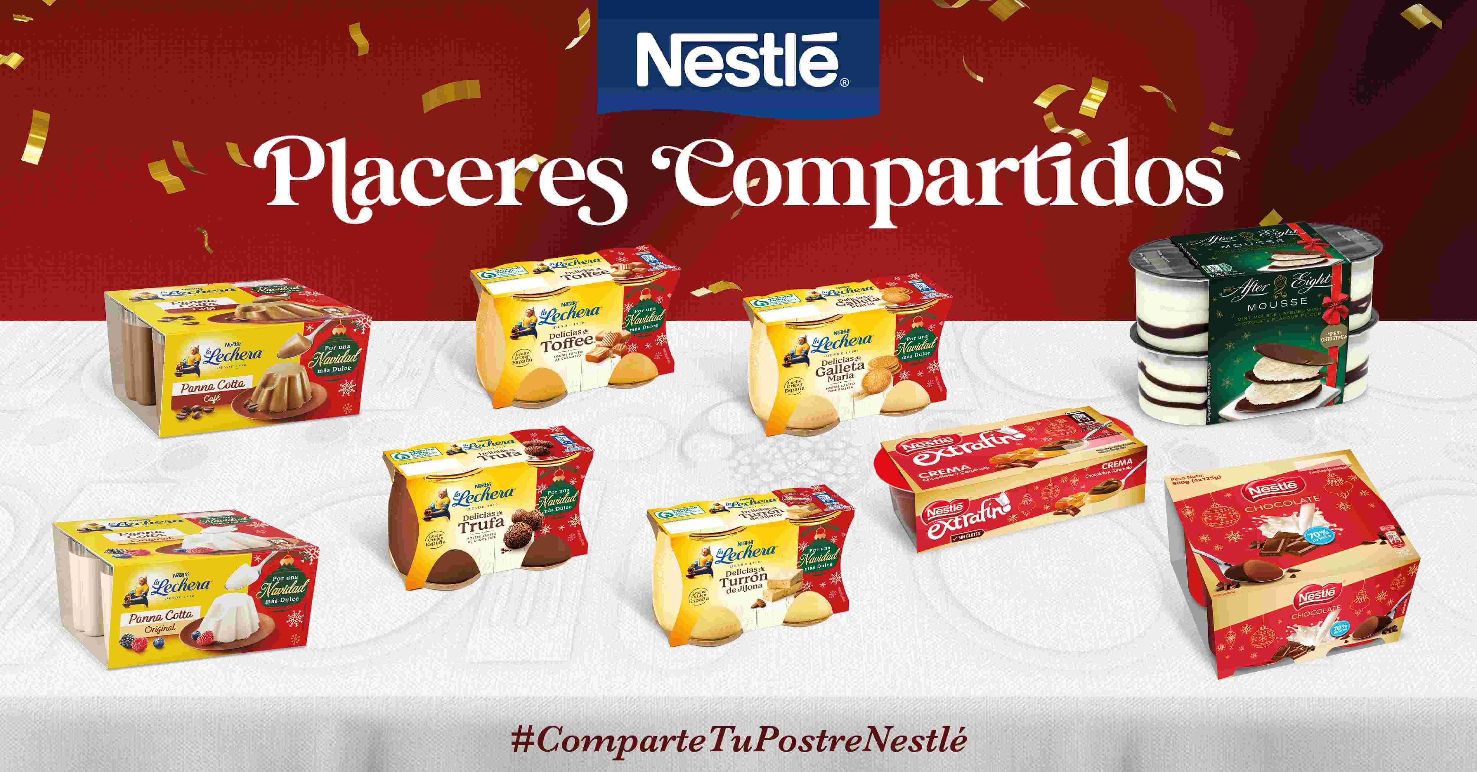 Placeres compartidos de La Lechera y Yogures Nestlé para estas Navidades