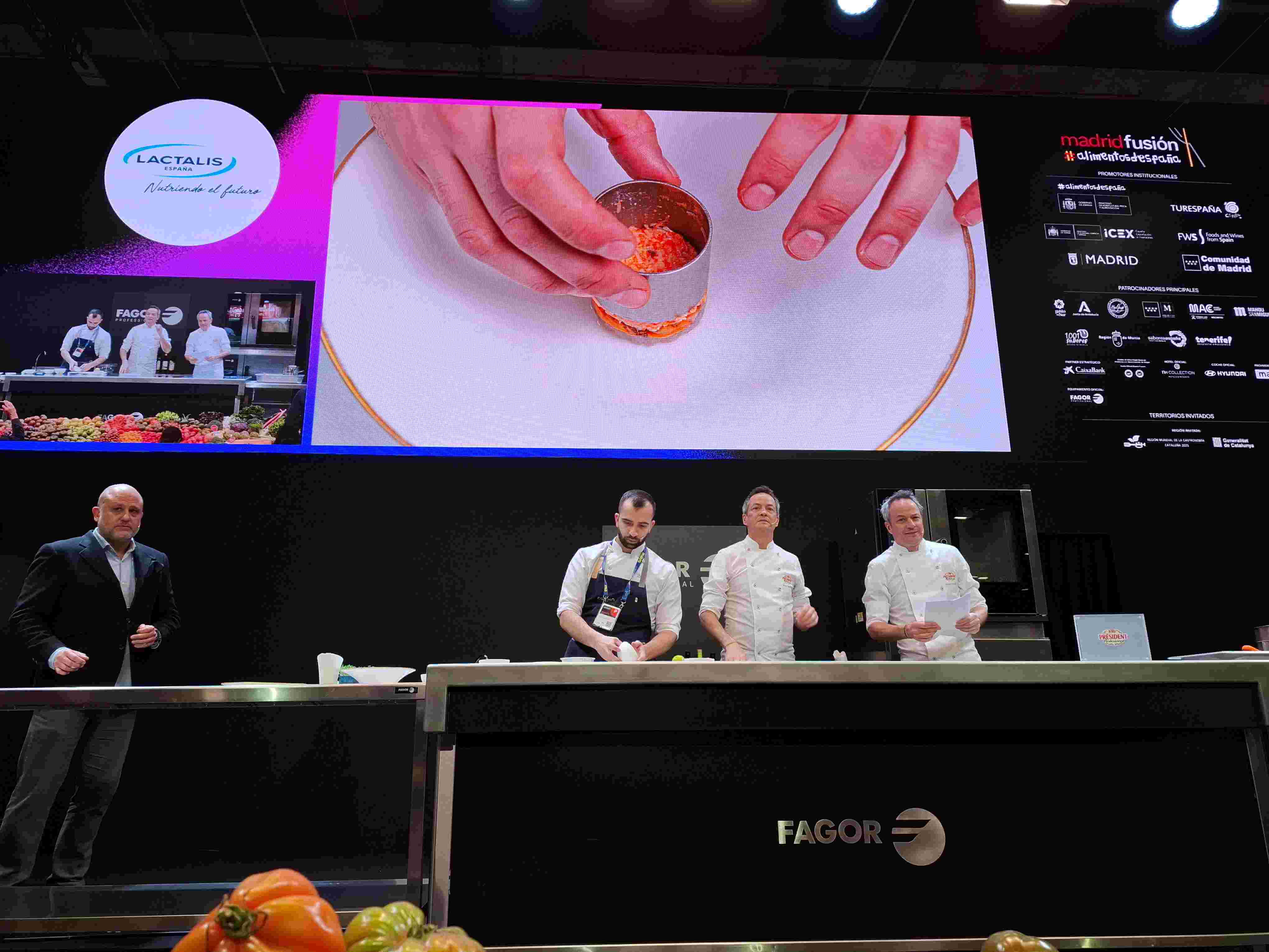 Los Hermanos Torres muestran su inspiración y excelencia en Madrid Fusión 2025 de la mano de Lactalis Foodservice